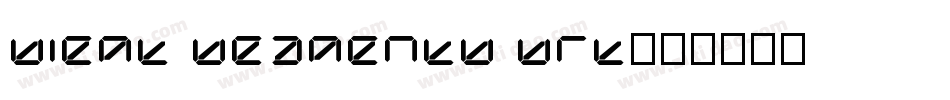 Bleak Segments BRK字体转换